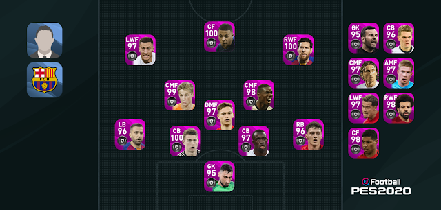 My PES 2020 Squad