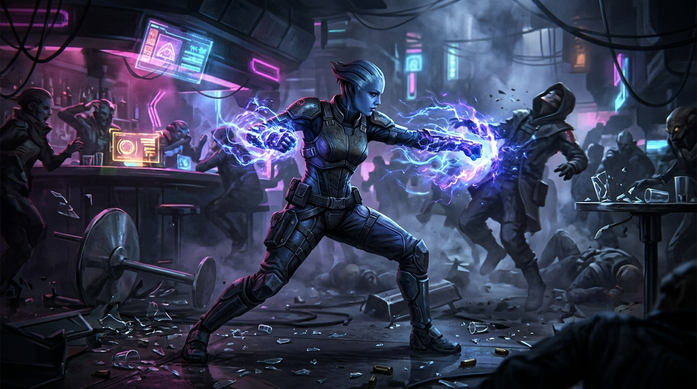 Liara Is Back in the Leaked Trailer for EA's Canceled Mass Effect