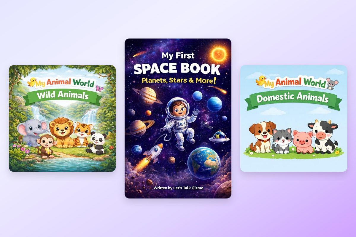 The LTG Universe Expands: Introducing Let's Talk Gizmo Books